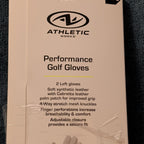 NEW Athletic Works Performance Golf Gloves 2-Pack | Size M/L | 2 Left Hand Glove