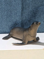 Vintage S.H. Sea Lion Figure | Realistic Ocean Animal Toy | Articulated Neck