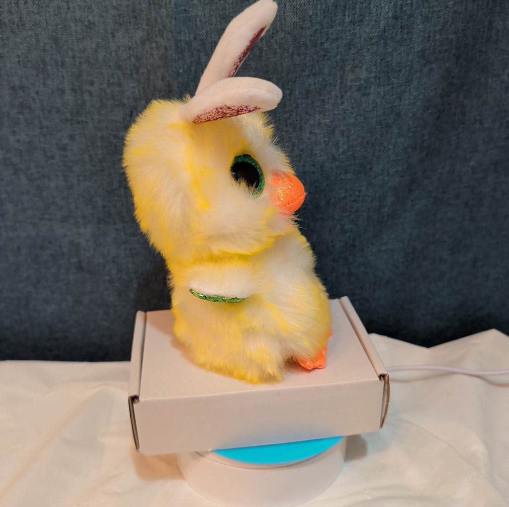 Ty Beanie Boos Coop The Easter Chick Bunny Ears Plush 6" Glitter Eyes NWT