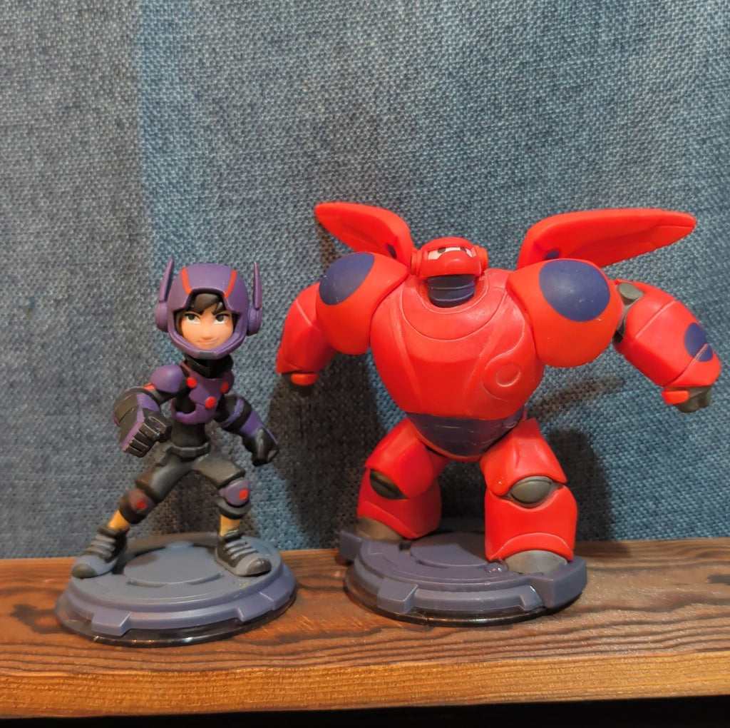 Disney Infinity 2.0 Big Hero 6 Baymax Hiro 2 Figure Lot PVC Loose