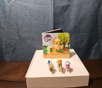 My Little Pony Read & Play Bundle | 3 Mini Figures & Board Book | Rainbow Dash