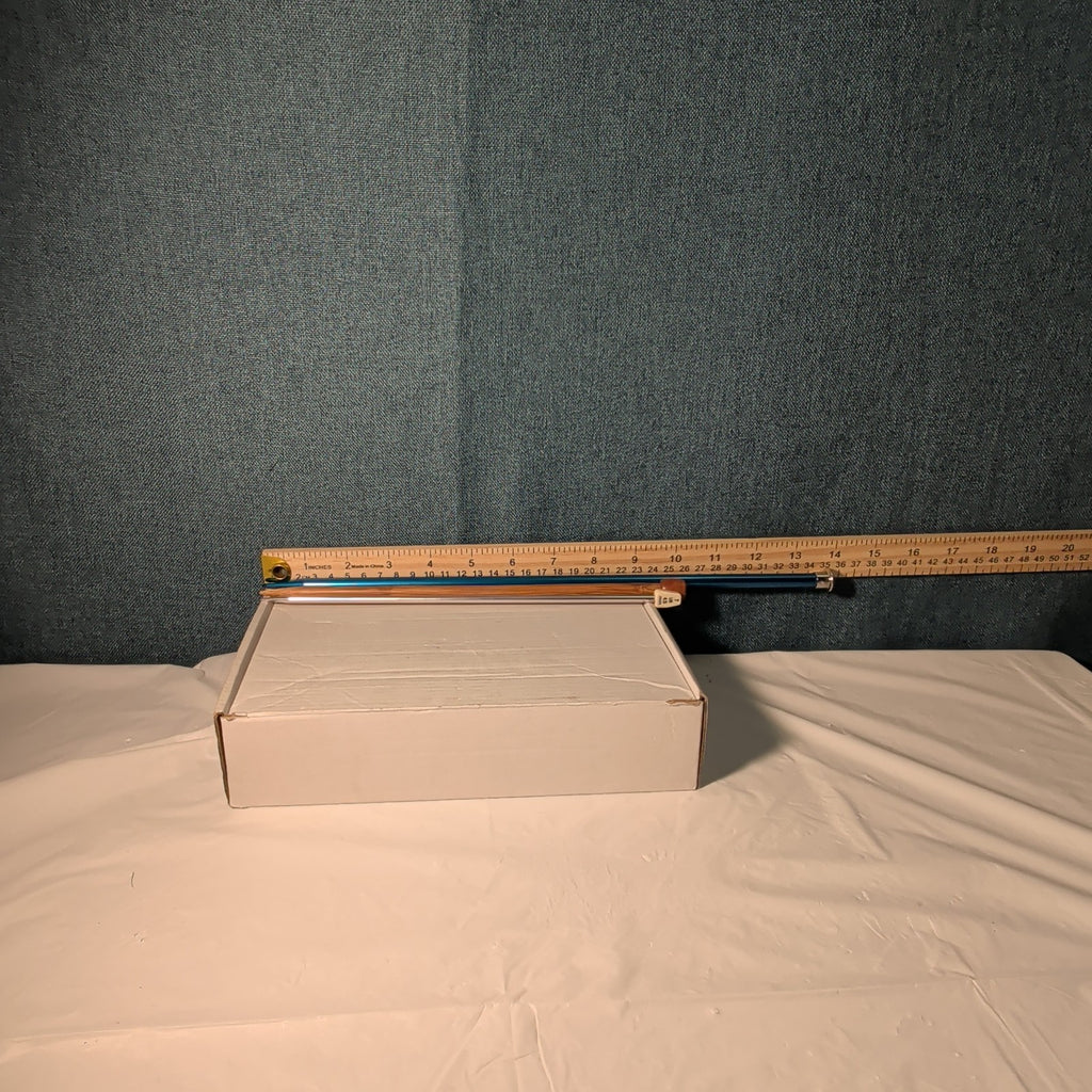 Boye Size 5 Aluminum Knitting Needle 14 Inch Single Point Teal Blue 6328 Vintage