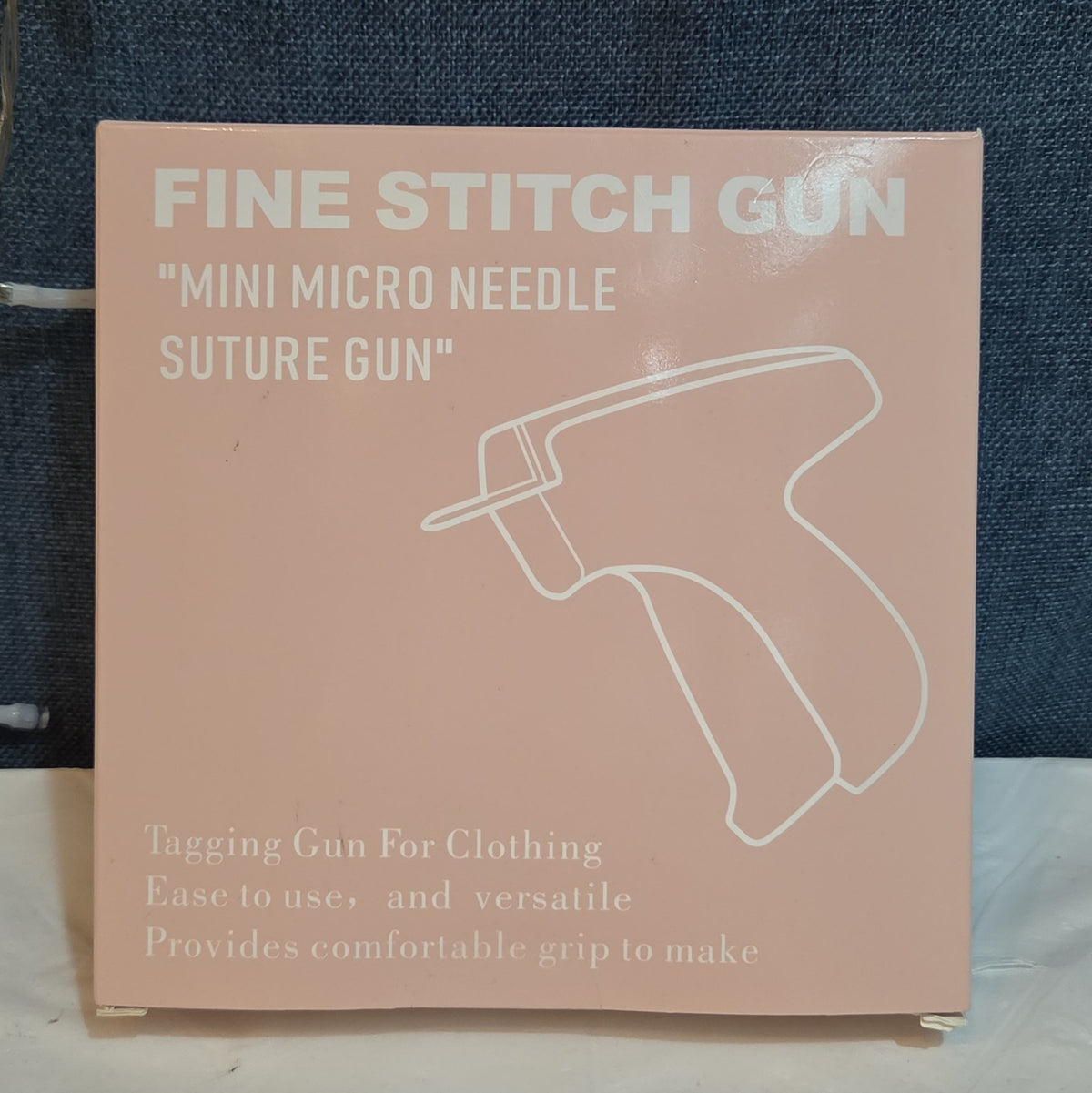 Fine Stitch Tagging Gun Micro Needle Fastener Clothing Tool Blue New OB