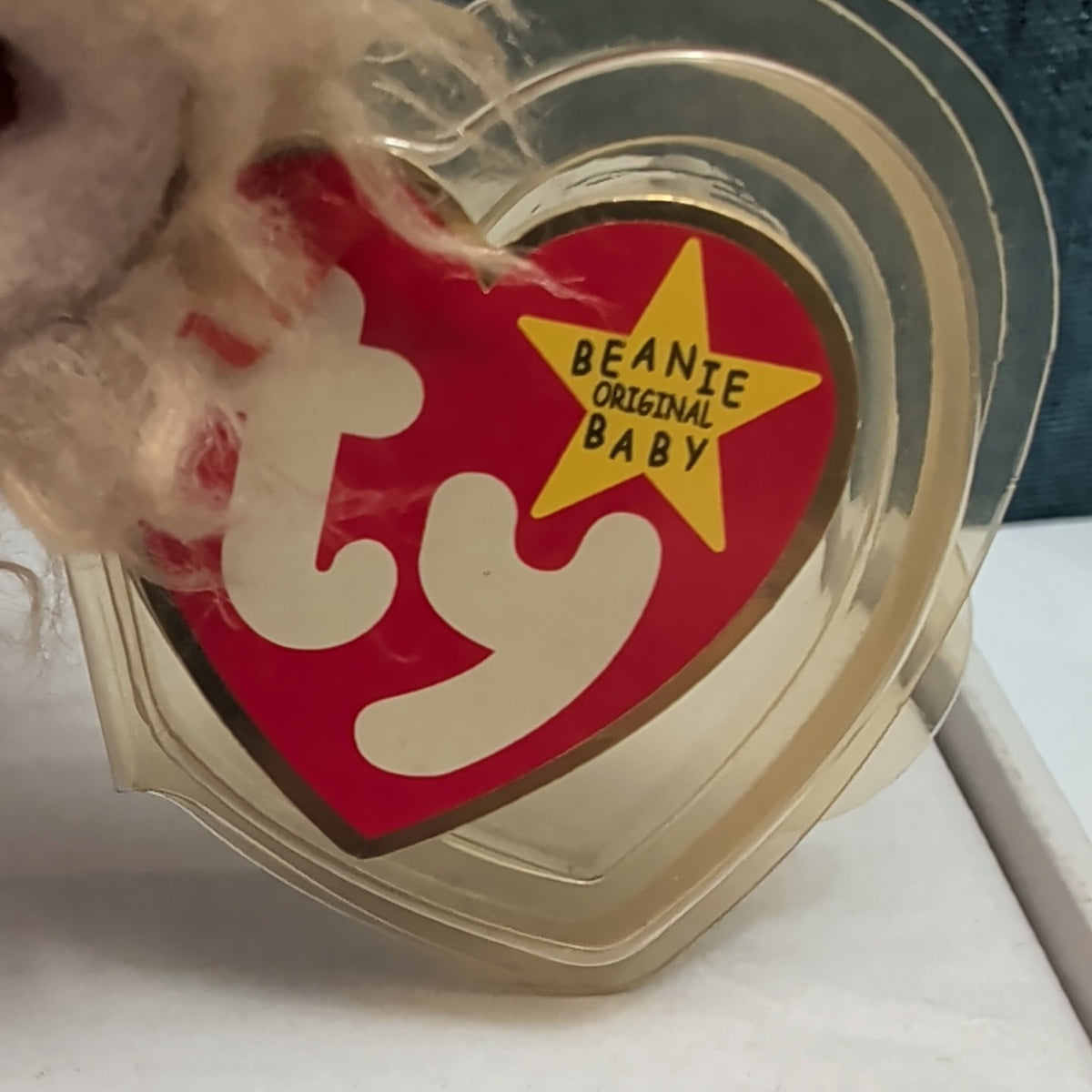 ​Ty Beanie Baby Spunky Cocker Spaniel Dog 1997 Red Star Tag Mint 008421041848