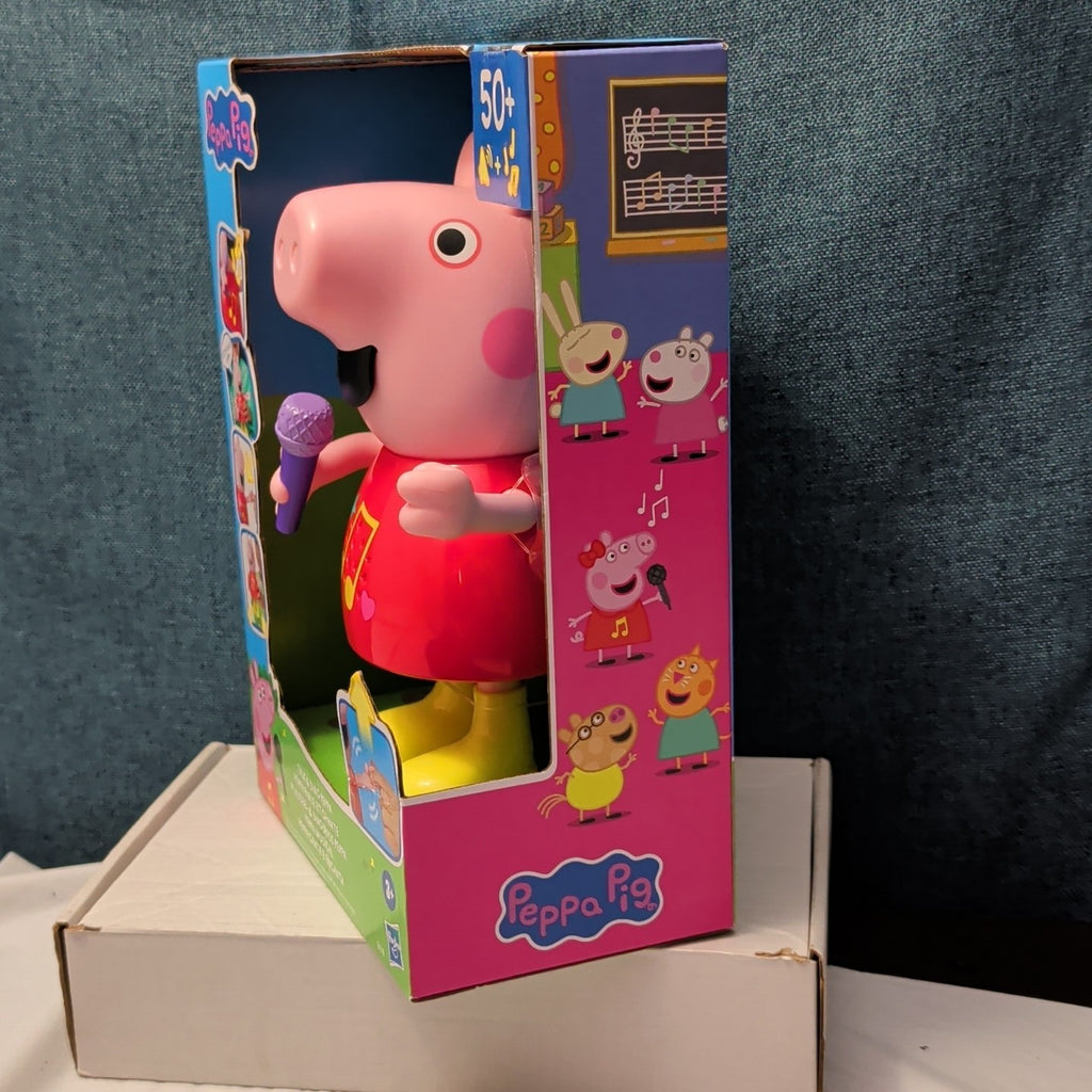 Hasbro Peppa Pig Talk & Sing Peppa Doll Musical 50+ Sounds Songs New Sealed