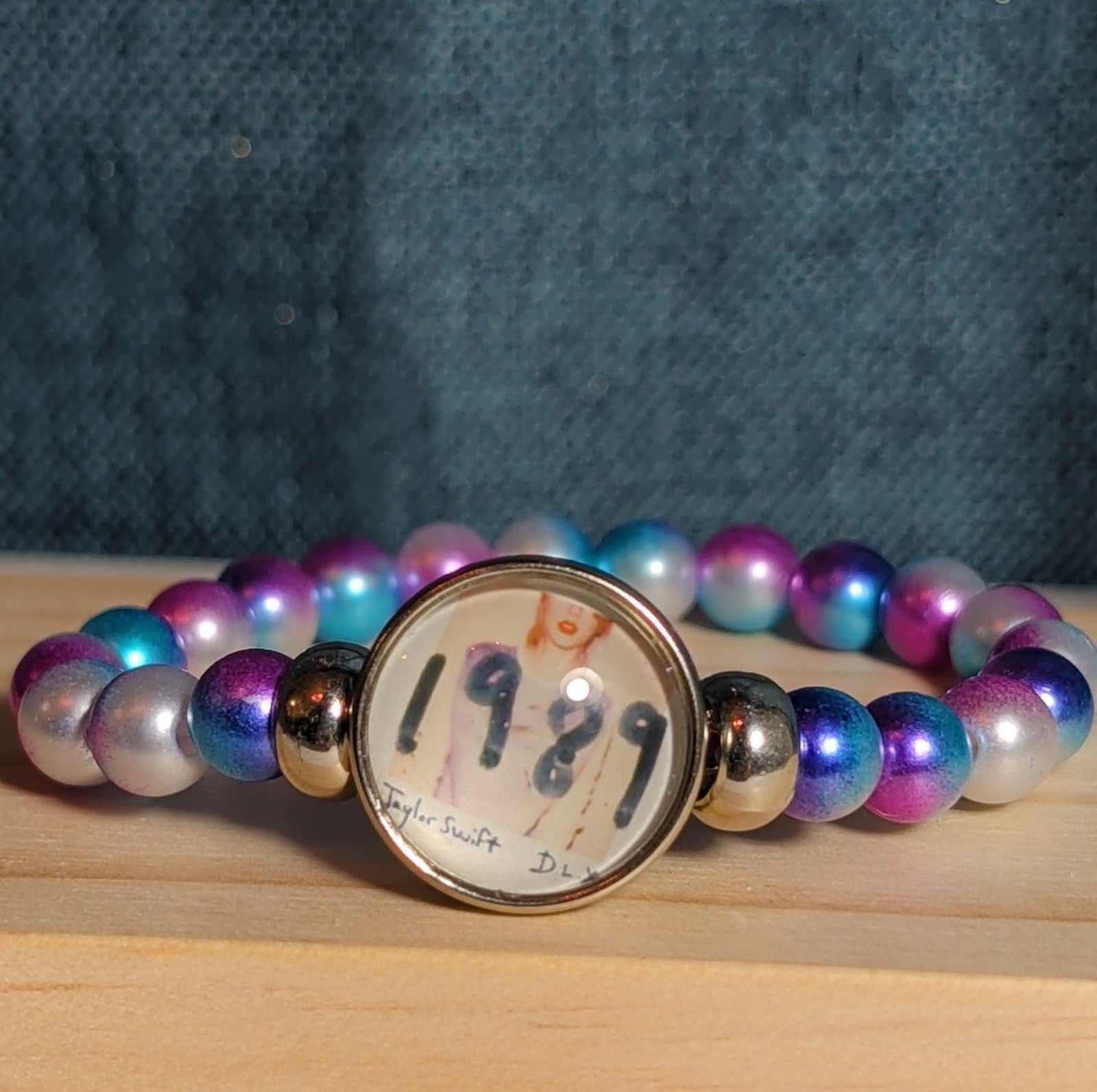 Taylor Swift 1989 Charm Beaded Bracelet Eras Vibe