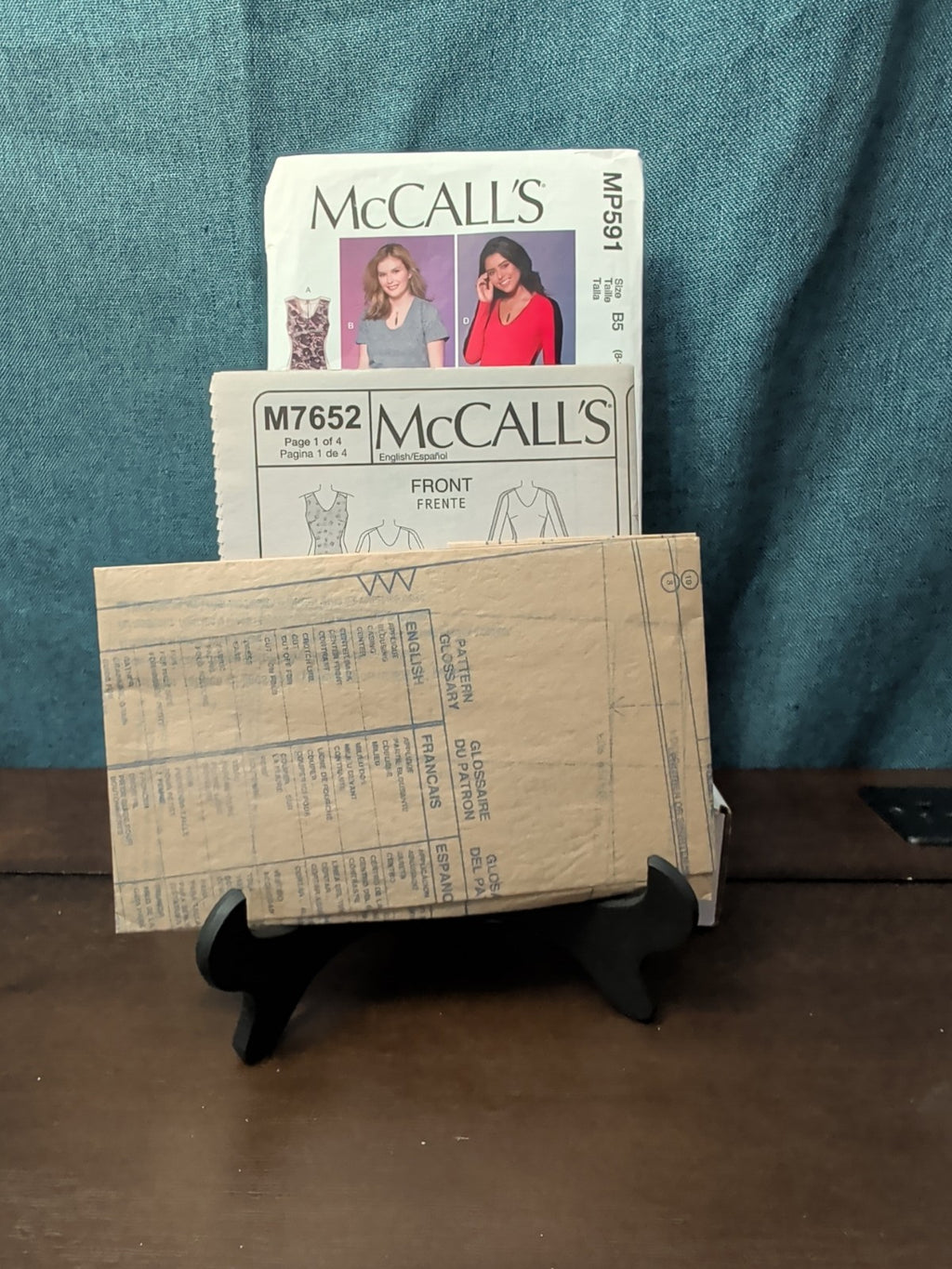 UNCUT McCall's M7652 (MP591) Pattern | Slimming Color Block Knit Dress Size 8-16