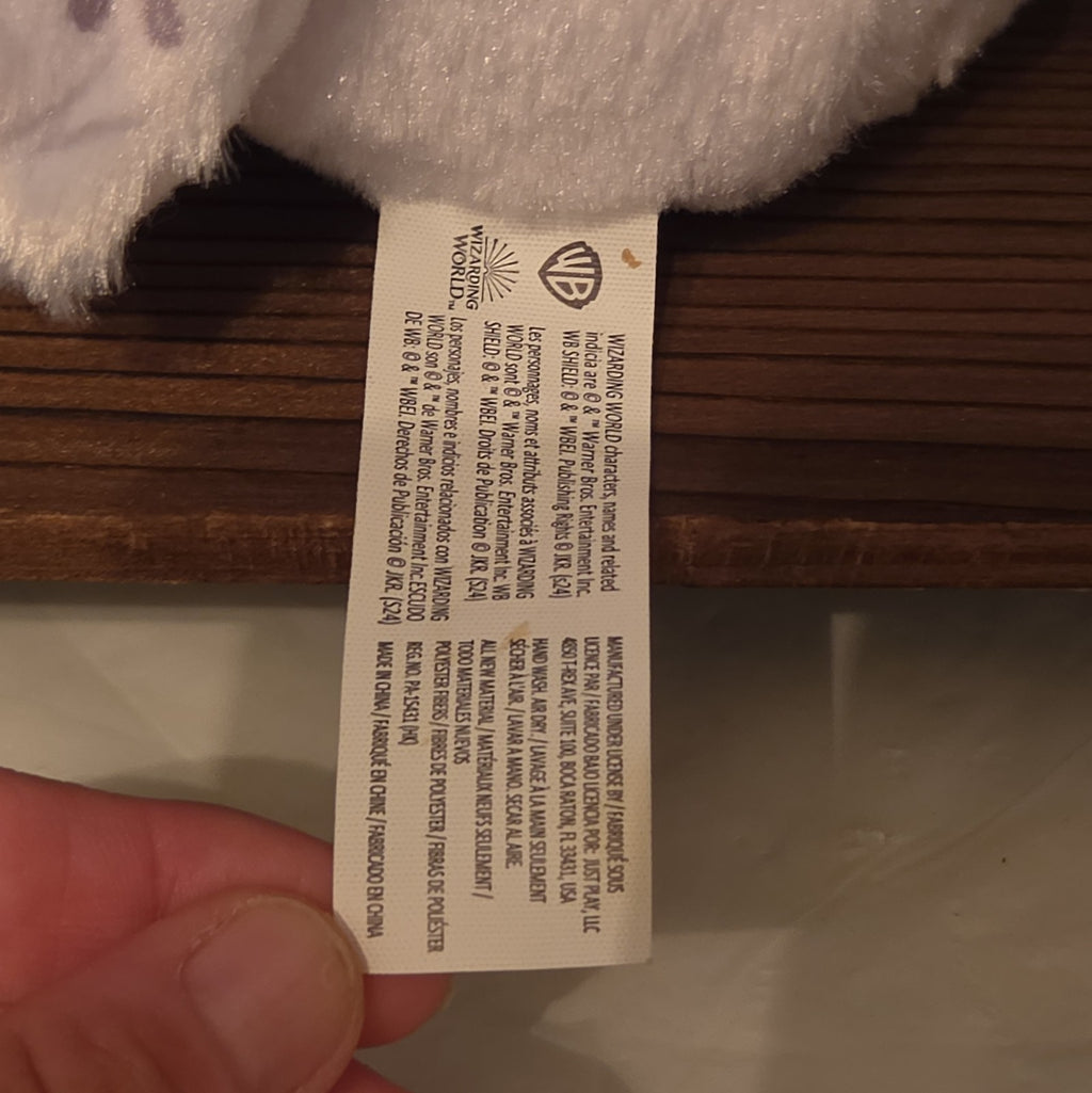 Wizarding World Just Play Hedwig Owl 7" Plush Harry Potter NWT