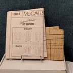 McCall’s 2818 Sewing Pattern Misses Tops Learn To Fit A Full Bust Sz 10-14 Uncut