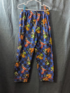 Nintendo Mario Kart Pajama Set Boys Size 6/7 Fleece Button Down 2-Piece PJs