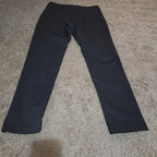 Calvin Klein Pants Womens M Black Slim Fit Ankle Stretch Elastic