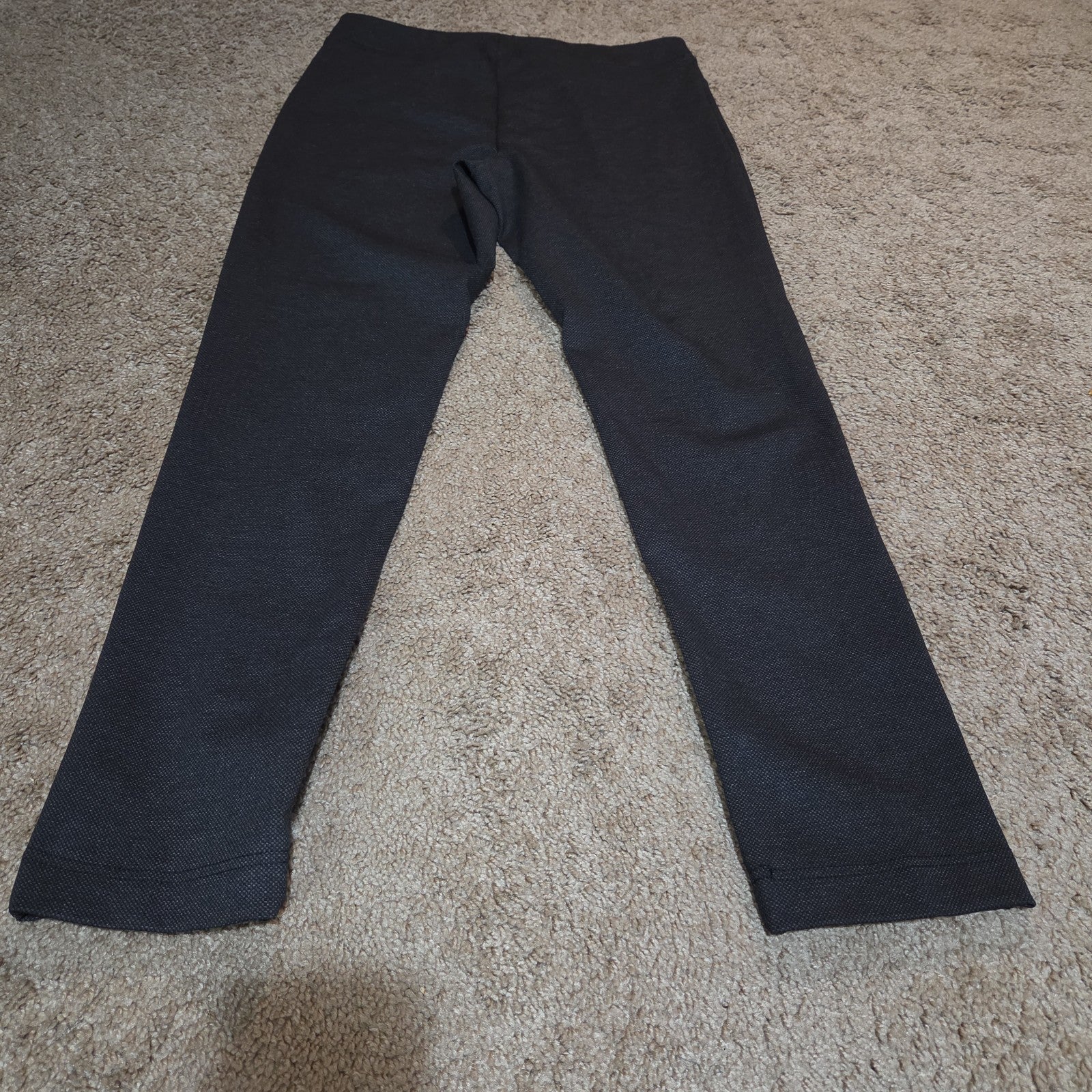 Calvin Klein Pants Womens M Black Slim Fit Ankle Stretch Elastic