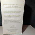 2012 Hallmark Keepsake Celebration Holiday Barbie Ornament Boxed 13th Final