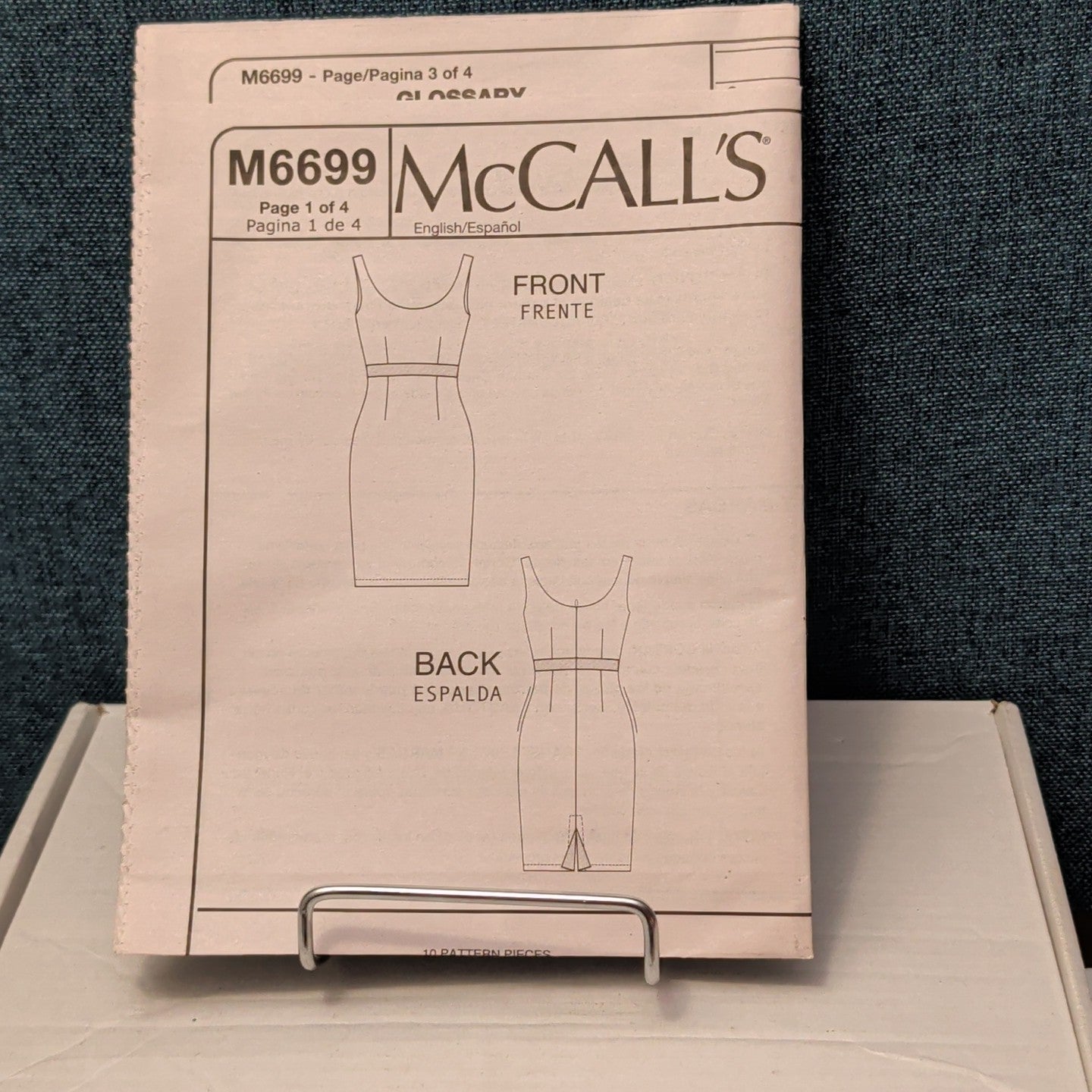 McCALL’S M6699 Fashion Star Dress Pattern | Sizes 6-14 UNCUT | Custom Cup Sizes