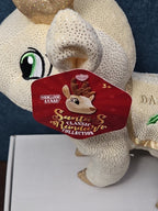 Sugar Loaf Santa’s Classic Reindeer | DASHER White Gold Sparkle Plush | Rare