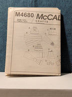 McCall’s M4680 Fleece Accessories Pattern Kids’ Hats Scarves Mittens | Uncut '04