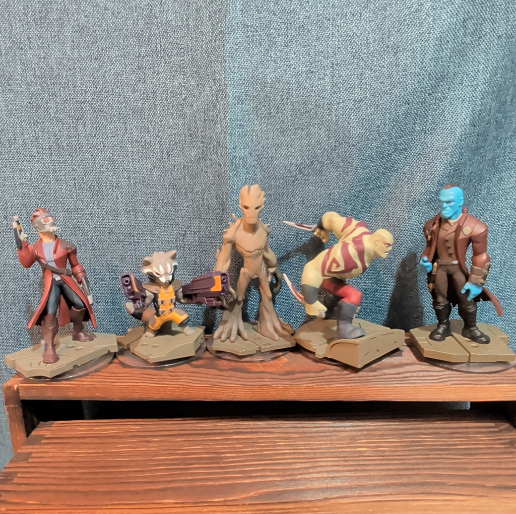 Disney Infinity 2.0 Guardians Galaxy 5 Figure Lot PVC Loose