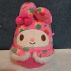 Squishmallows Sanrio My Melody Holiday Ornament Plush