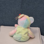 TY Beanie Baby B.B. BEAR The Birthday Bear 1999 | Pastel Tie-Dye | Mint Tags NEW
