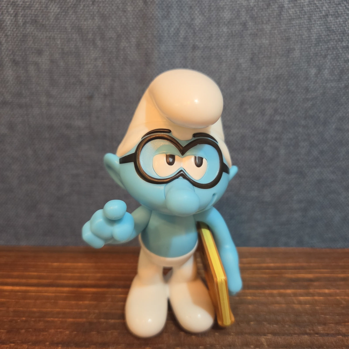 Peyo BKC Brainy Smurf PVC Figure 2024 Nostalgic Cartoon Toy