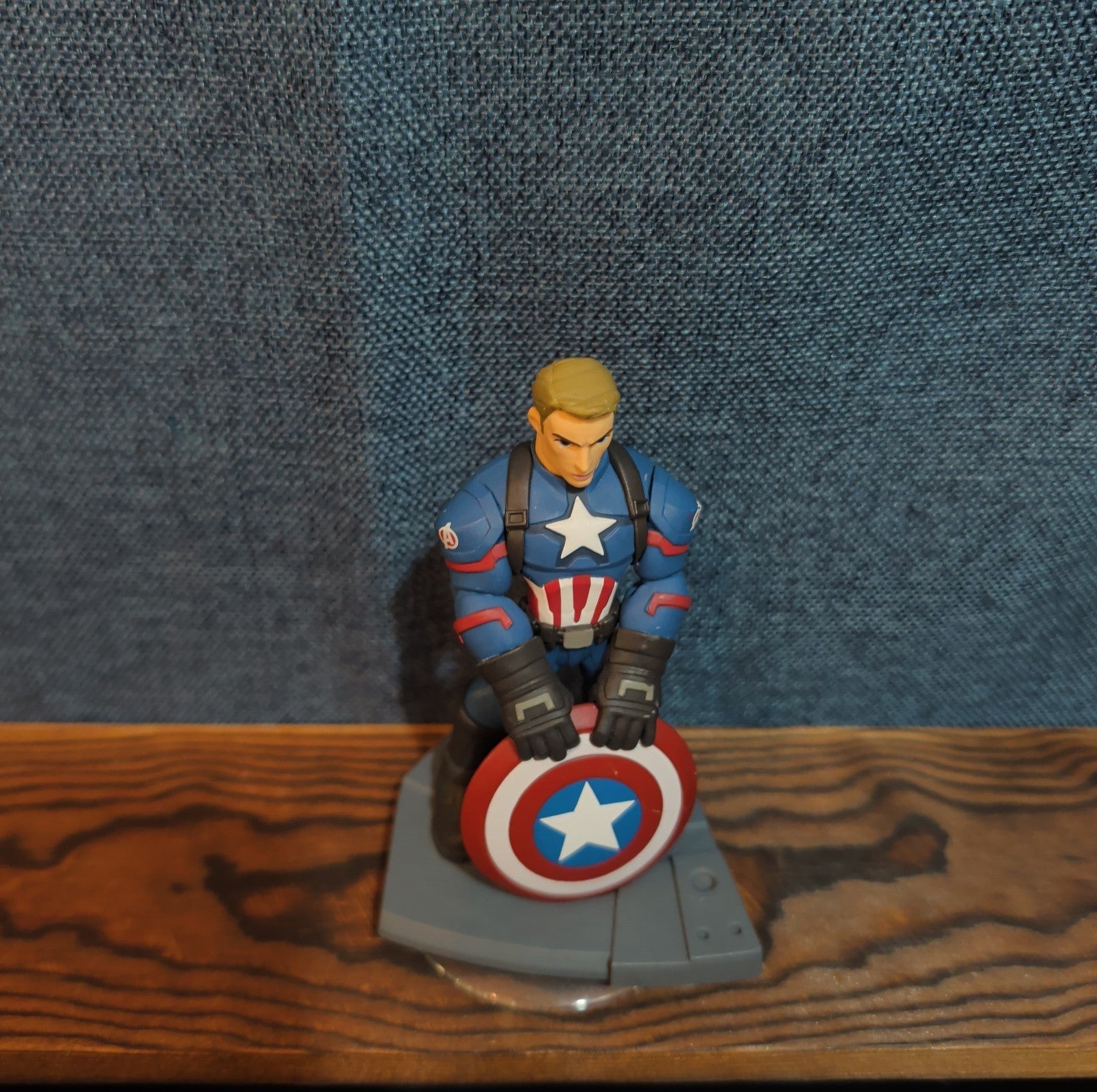 Disney Infinity 3.0 Captain America Unmasked PVC Figure Loose INF-1000229