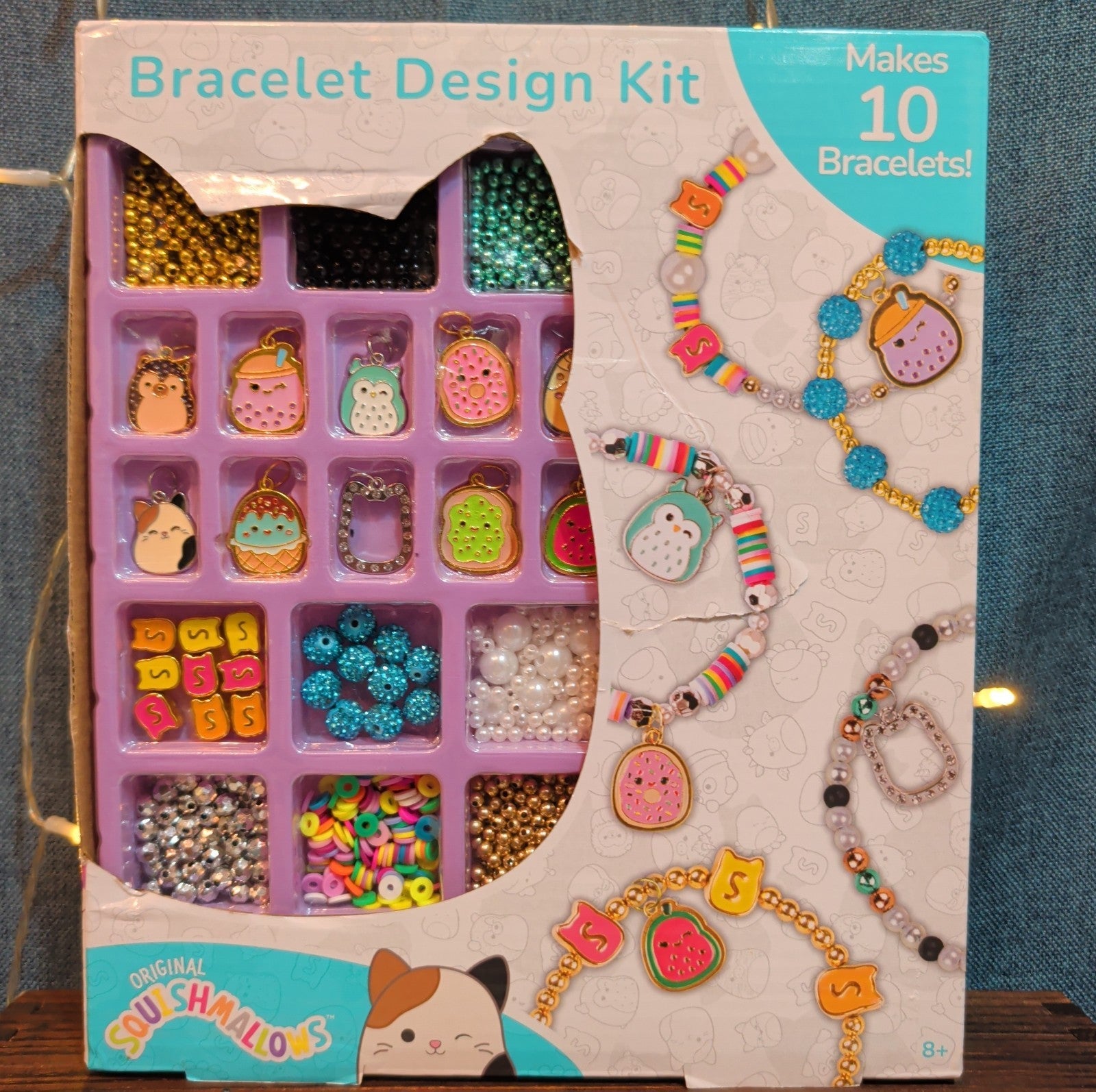 Squishmallows Bracelet Design Kit Enamel Charm Beads 2024 NIB