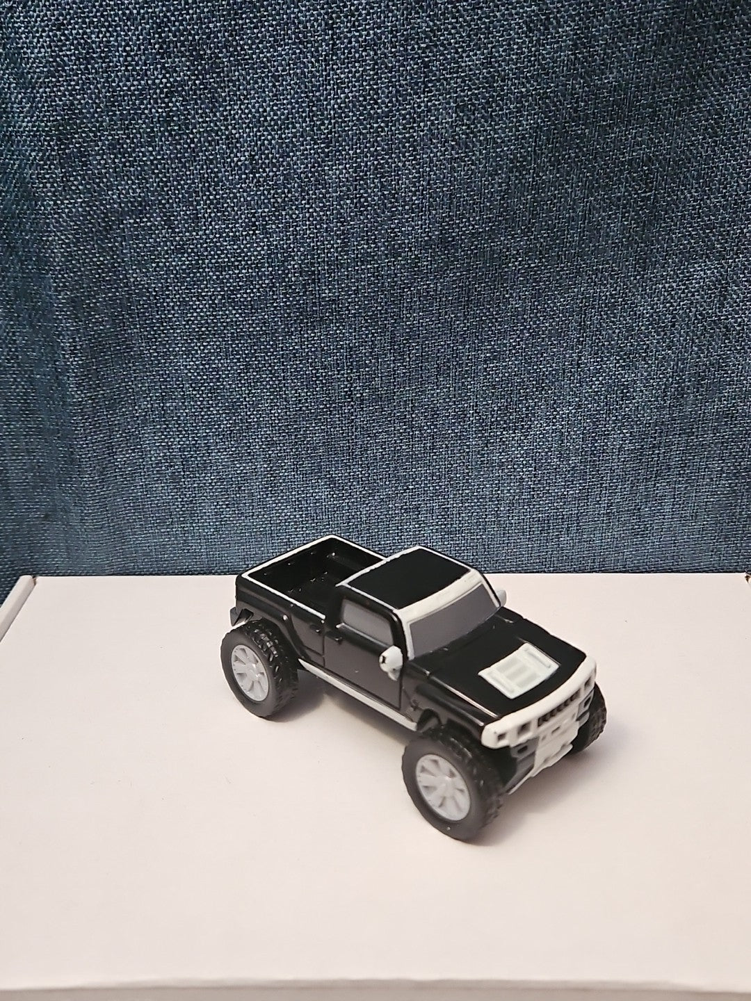 McDonald's Hummer H3T Toy Truck | 2006 Happy Meal Friction Car | Black & White