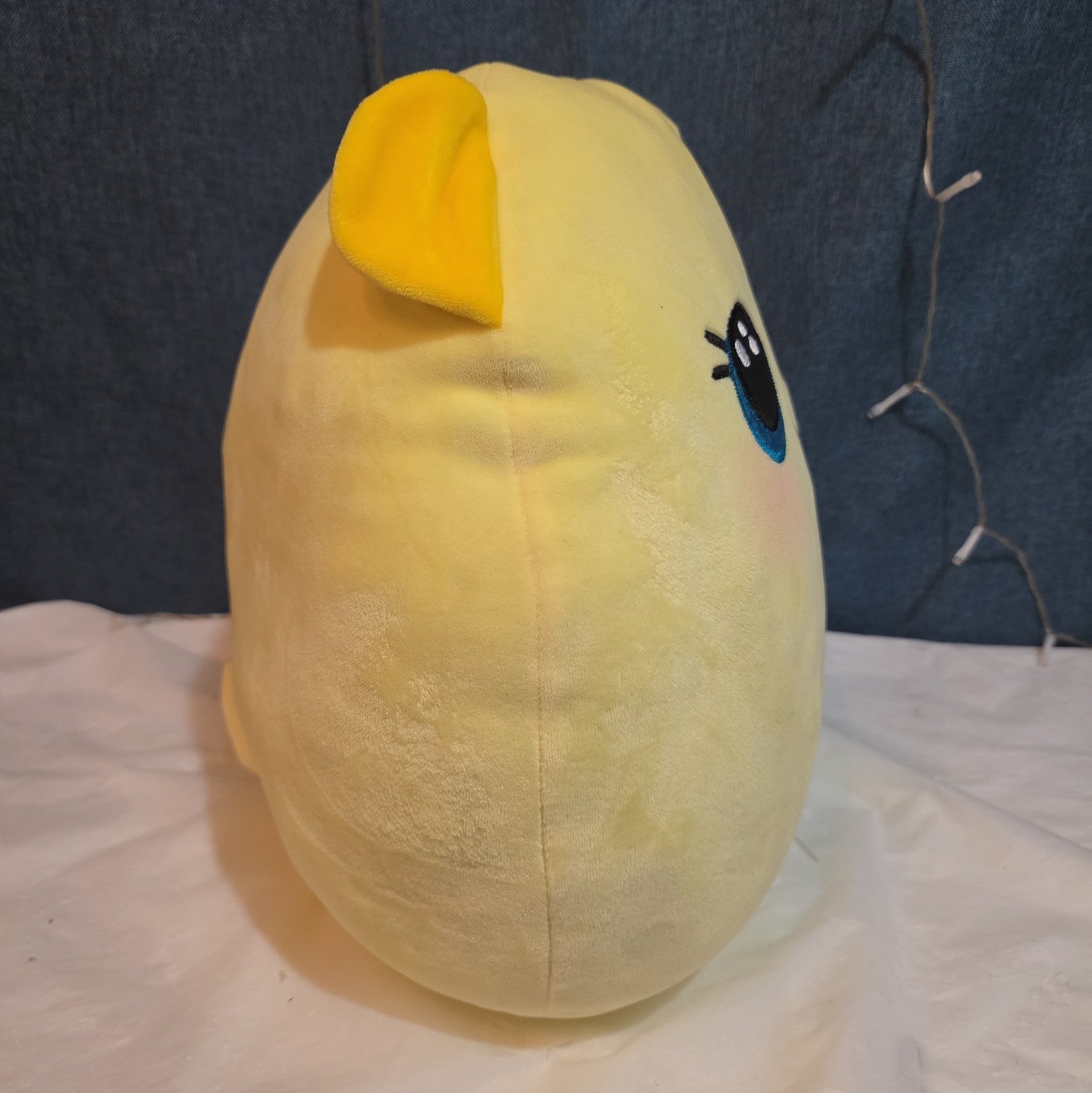 TY Squish-a-Boos Buttercup 10in Yellow Bear Plush Pillow 2021 NWT