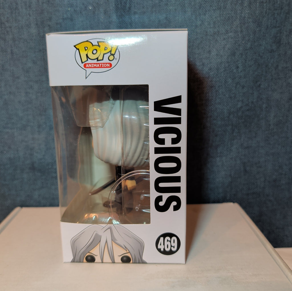 Funko Pop Cowboy Bebop Vicious 469 Vaulted Vinyl Figure Anime with Protector