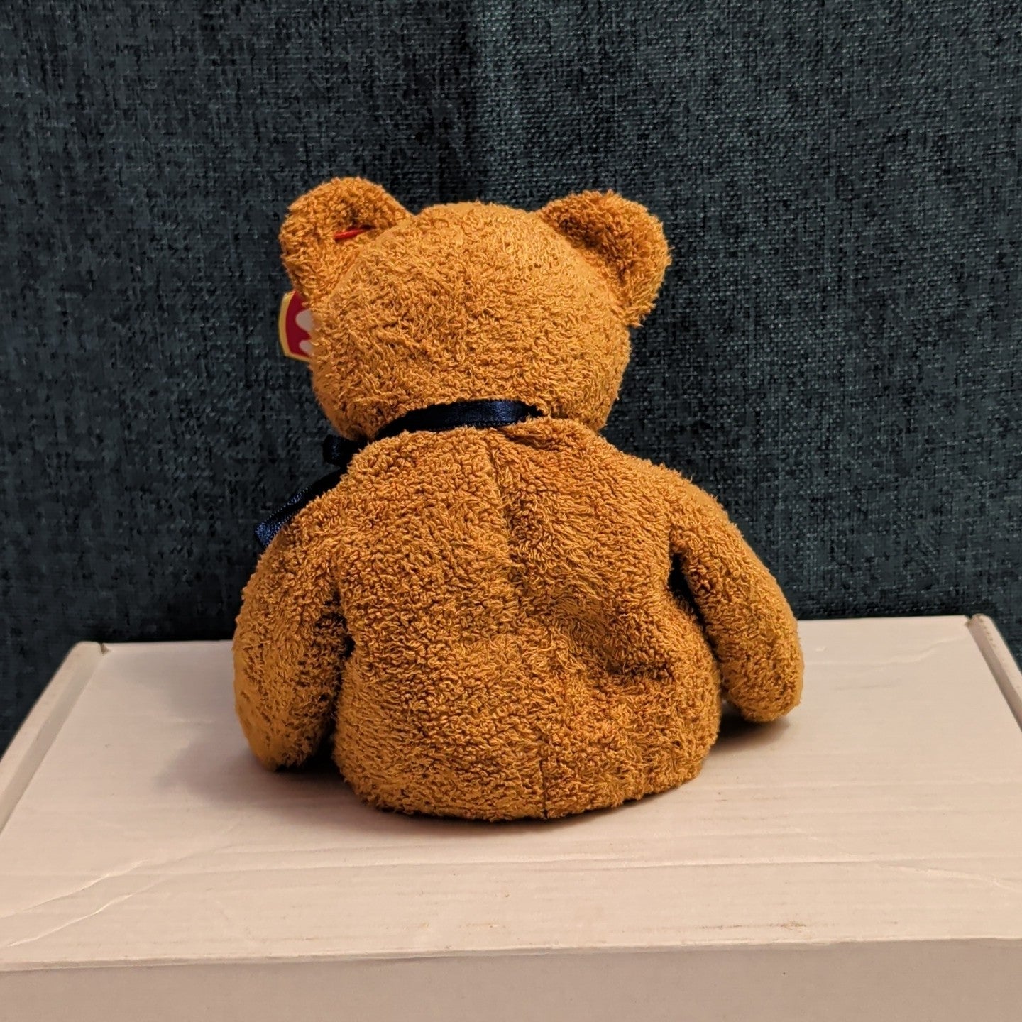 Ty Beanie Baby Fuzz Bear 1999 Retired MWMT P.E. Pellets Holographic Tag Vintage