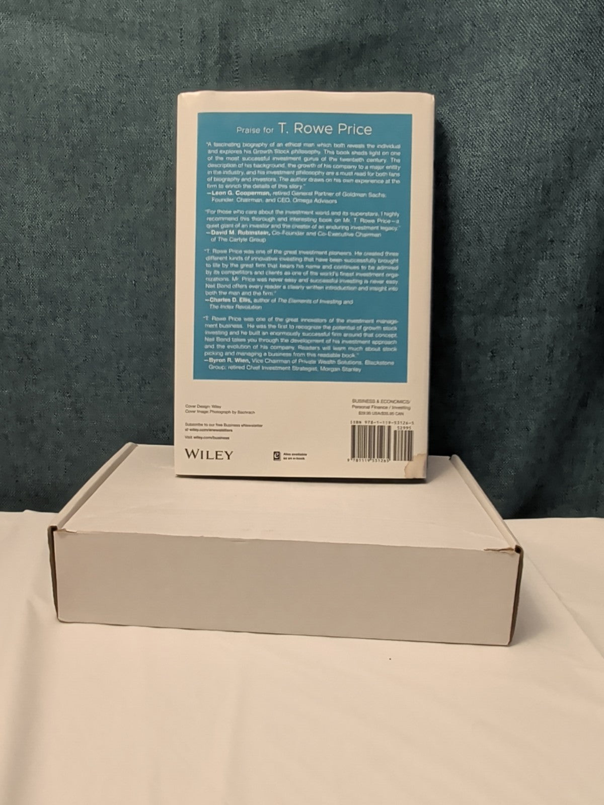 T. Rowe Price: The Man, The Company, Investment Philosophy Hardcover Wiley Bond