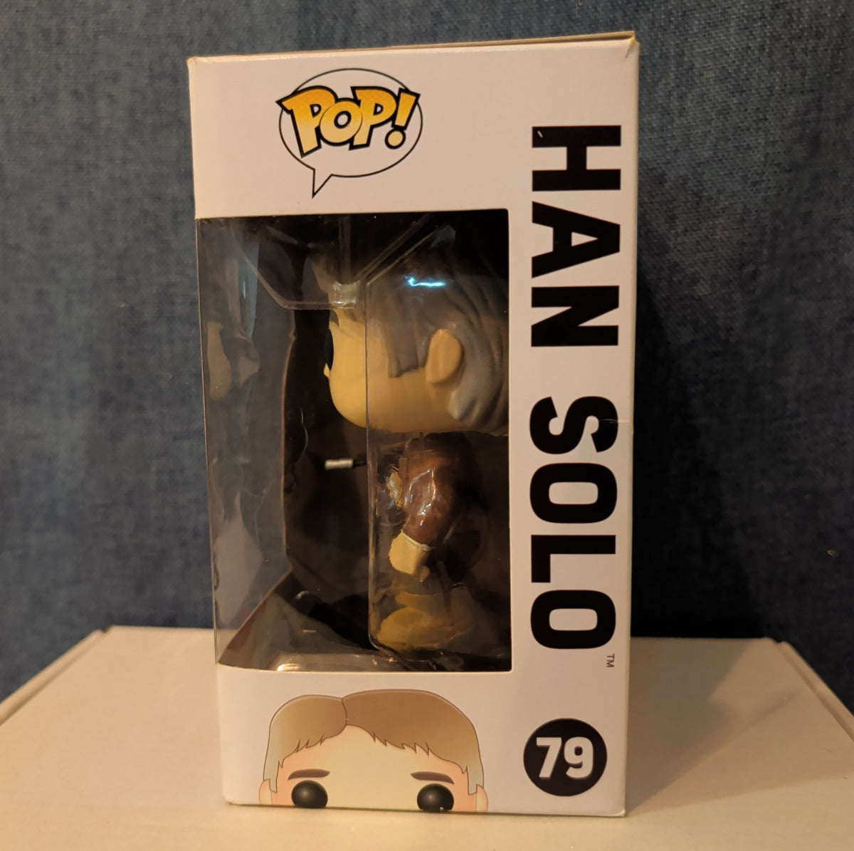 Funko POP! Star Wars Han Solo #79 Force Awakens Vinyl in Box with Protector