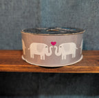 Ribbon Boutique Elephant Heart Grosgrain 1.5 in x 3 yd elephant