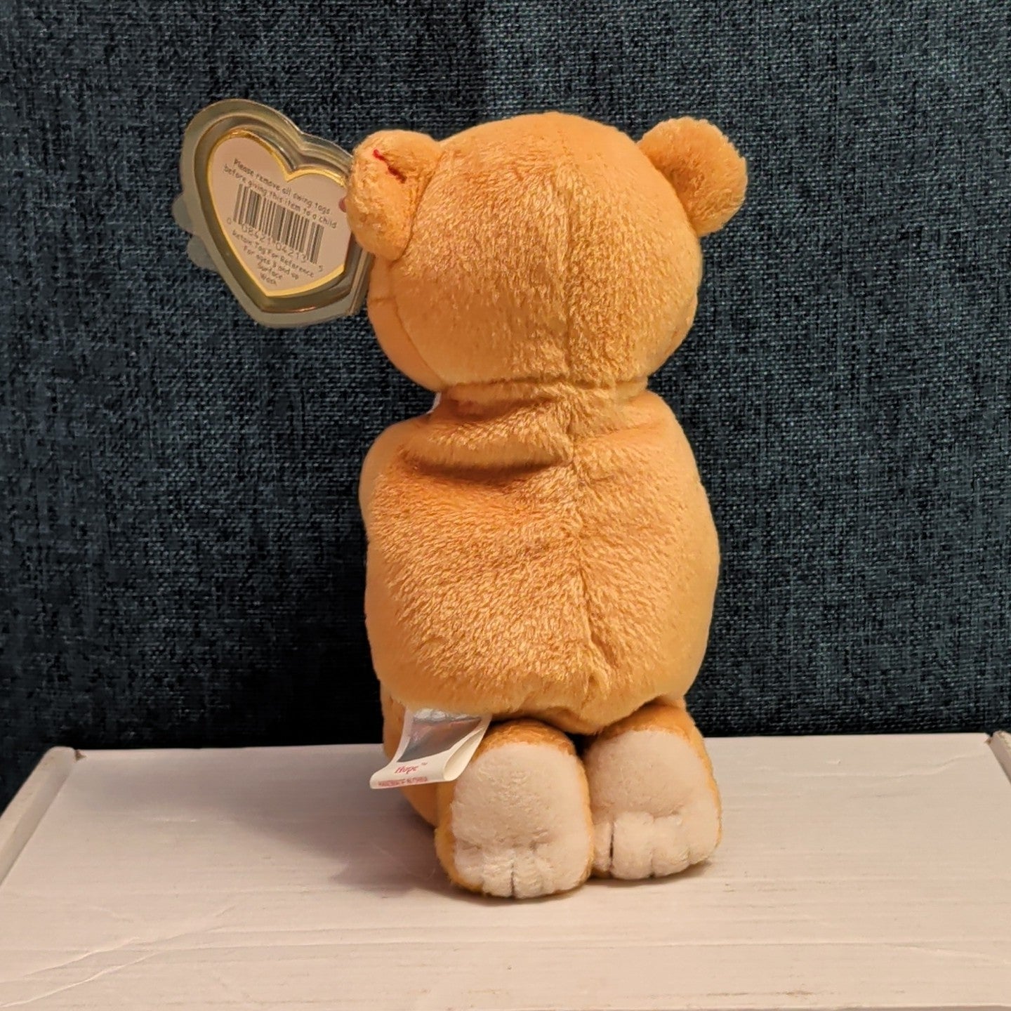 Ty Beanie Baby Hope the Praying Bear 1998 Kneeling Plush Mint Tags Protected