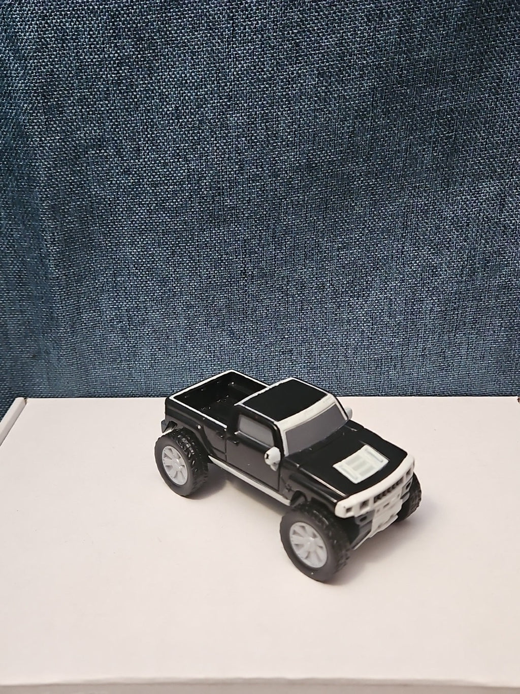 McDonald's Hummer H3T Toy Truck | 2006 Happy Meal Friction Car | Black & White