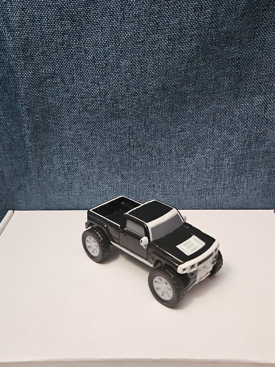 McDonald's Hummer H3T Toy Truck | 2006 Happy Meal Friction Car | Black & White
