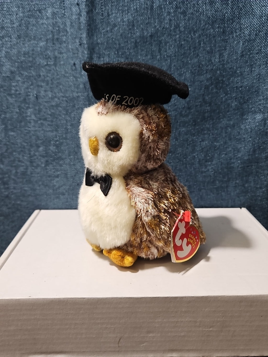 Ty Beanie Baby Smarter the Owl | Class of 2002 Graduation Gift | Retired Plush