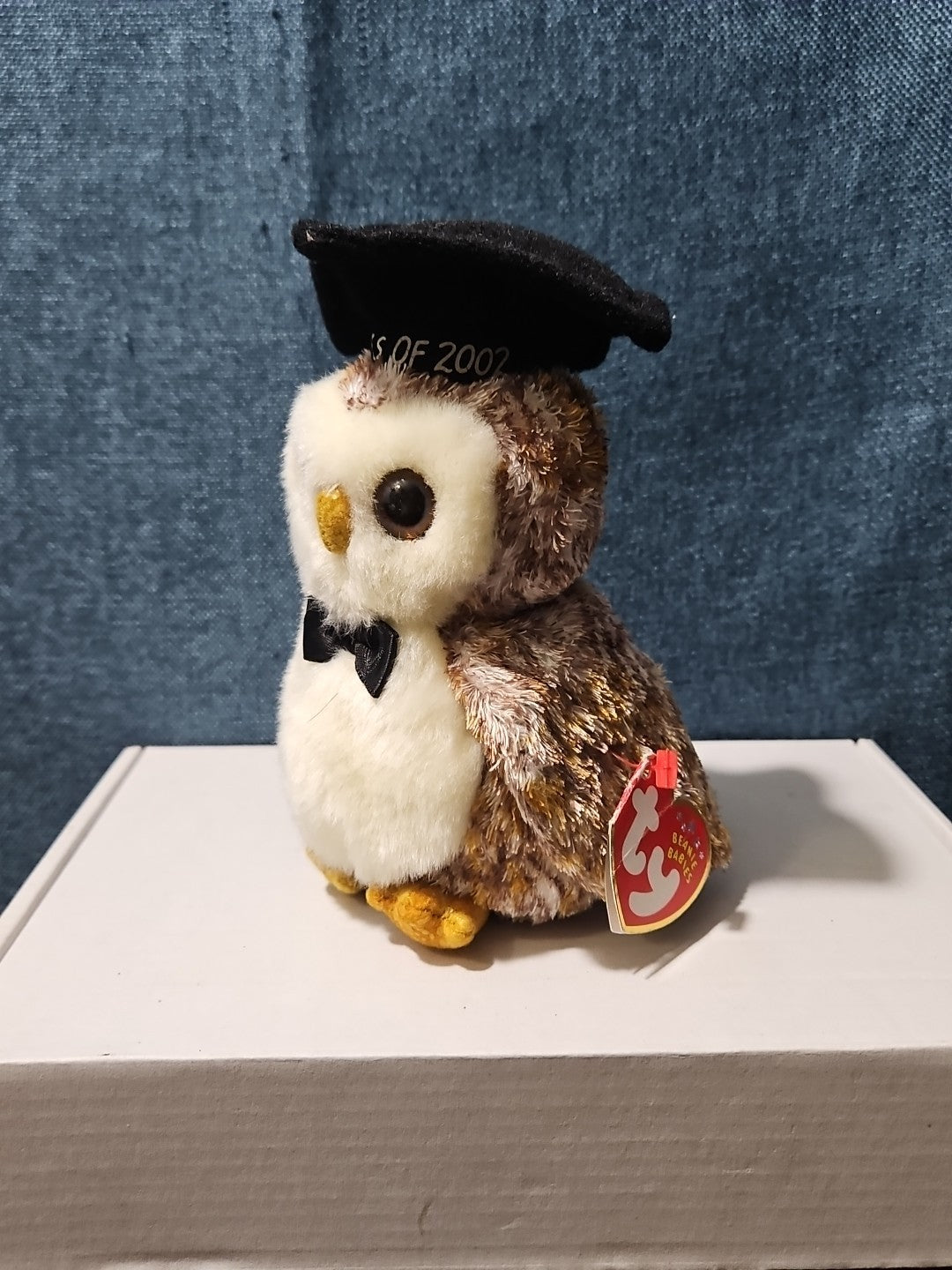 Ty Beanie Baby Smarter the Owl | Class of 2002 Graduation Gift | Retired Plush