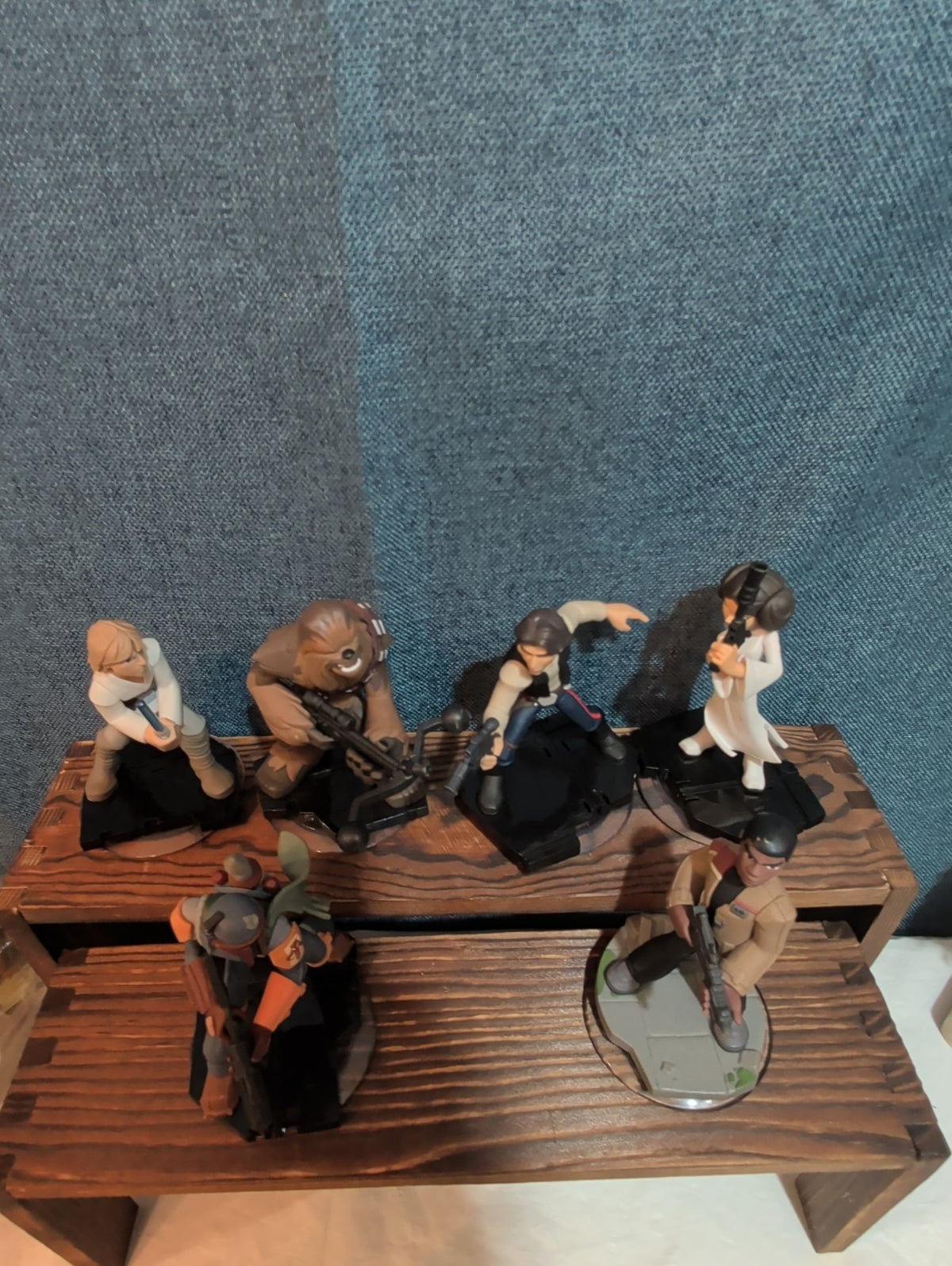 Disney Infinity 3.0 Star Wars 6 Figure Lot Luke Han Leia PVC Loose