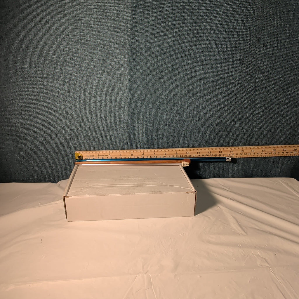 Boye Size 5 Aluminum Knitting Needle 14 Inch Single Point Teal Blue 6328 Vintage