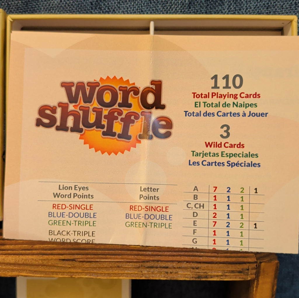 Breaking Games Word Shuffle Card Game 2016 Complete 852468006083