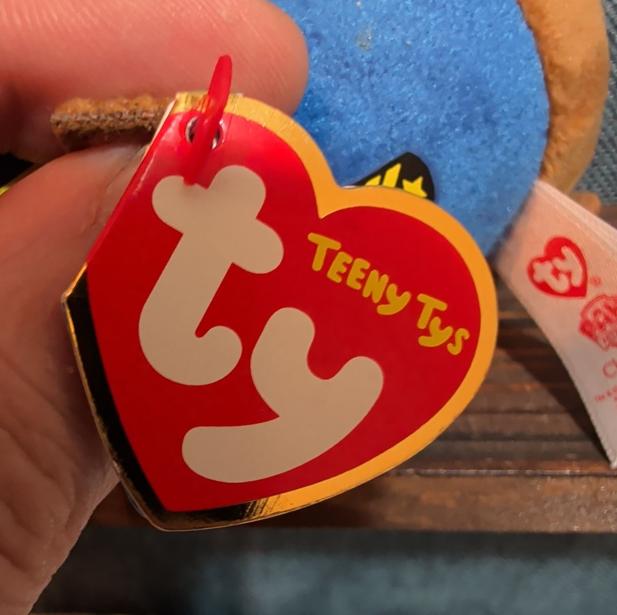 TY Teeny Tys Paw Patrol Chase 4" Stackable Plush Police Pup