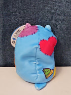 Cats vs Pickles Stitches #503 | Fuchsia Series Bean Plush | Blue Patchy Cat
