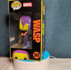 Funko Pop Marvel Infinity Saga Blacklight Wasp 341 Target Exclusive in Protector
