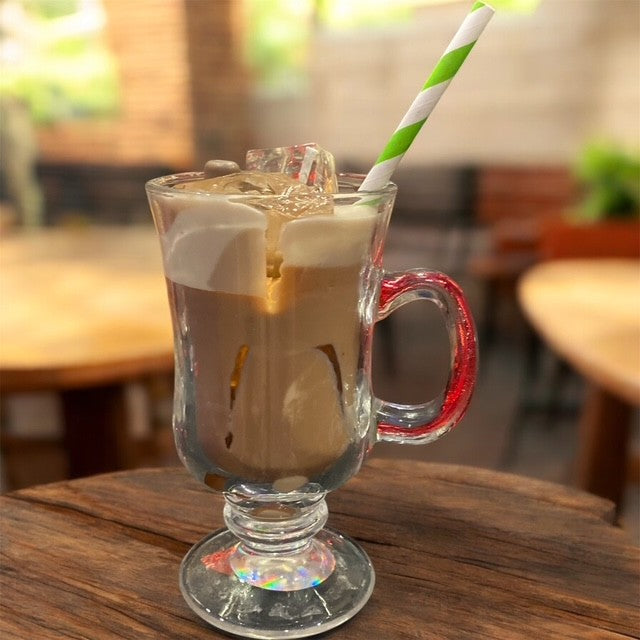 Whimsiwicks Candles Realistic Iced Coffee Gel Artisan Candle