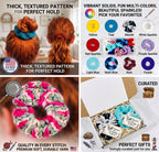 2 Handmade Crochet Hair Scrunchies Pick Colors USA Cozy