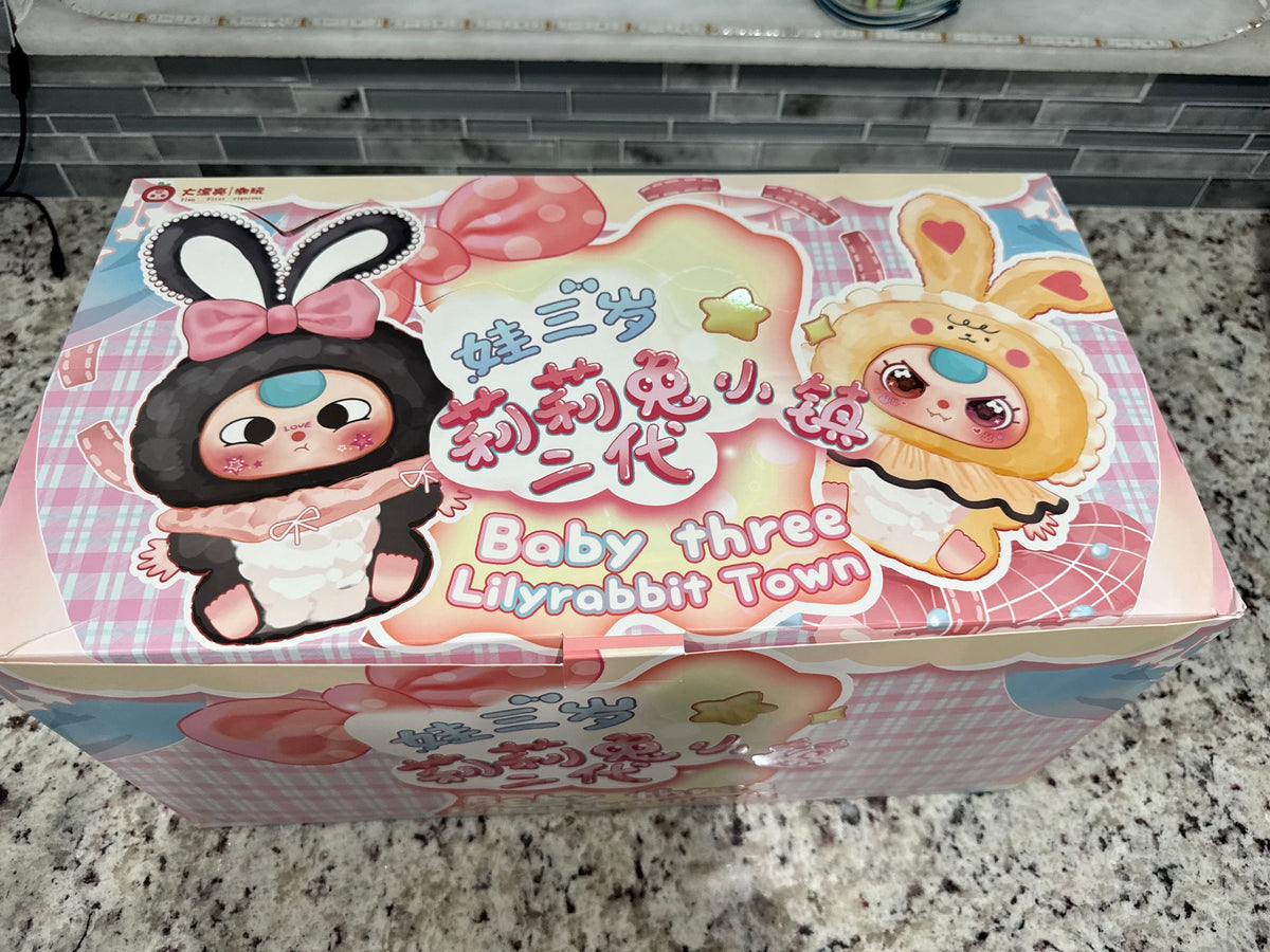 Baby Three Lilyrabbit Town Plush Blind Box Kawaii Figure Toy