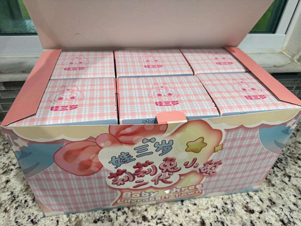 Baby Three Lilyrabbit Town Plush Blind Box Kawaii Figure Toy