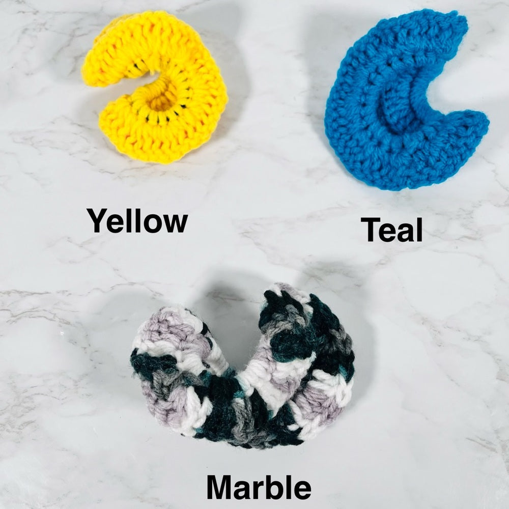 2 Handmade Crochet Hair Scrunchies Pick Colors USA Cozy