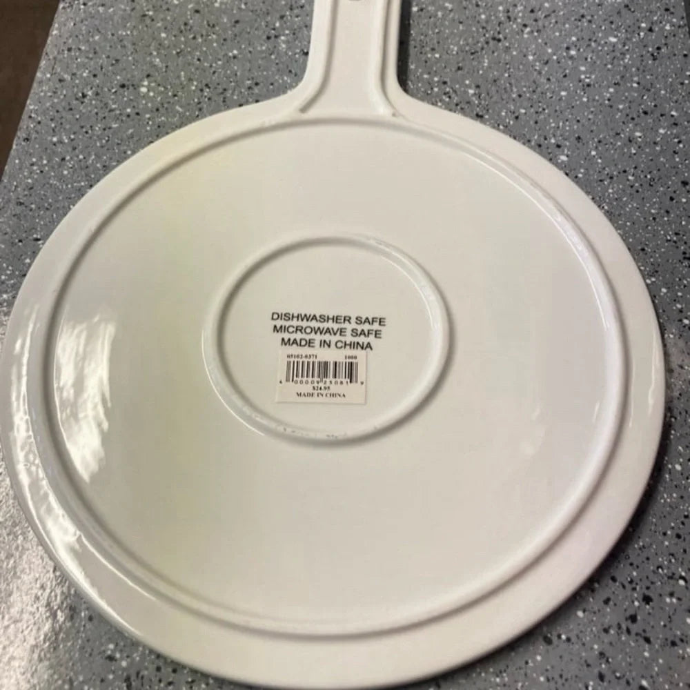 Giada Cromwell Lemon Spaghetti Ceramic 10" Pizza Serving Plate
